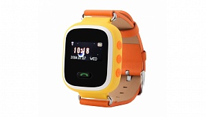 Детские GPS часы КАРКАМ Q60 (оранжевые)