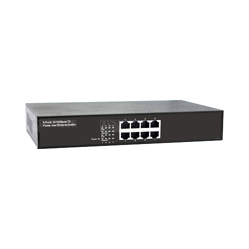 PoE-коммутатор Fast Ethernet на 8 портов