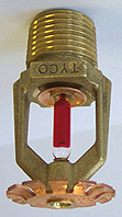 Спринклер пенно-водяной быстродействующий TYCO TY3231 (К=80, колба 3 мм) розеткой вниз