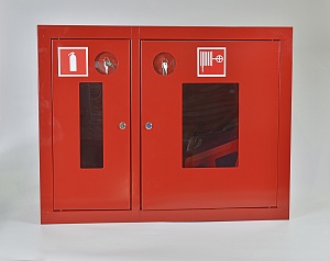 Шкаф пожарный Пульс ШПК-315ВОК (встраиваемый открытый красный)
